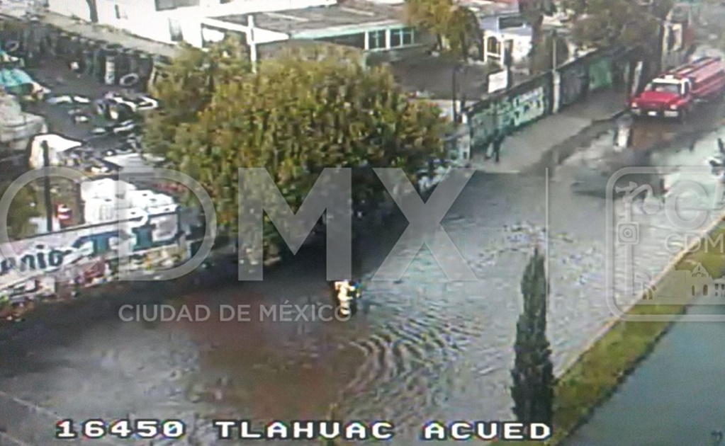 Tláhuac y Xochimilco presentan anegaciones por lluvias