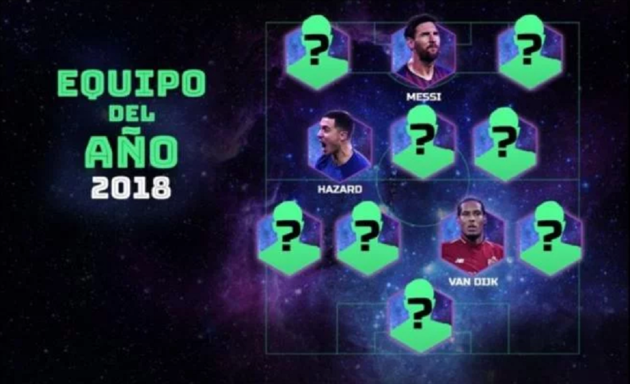 Dan a conocer el Equipo del Año 2018