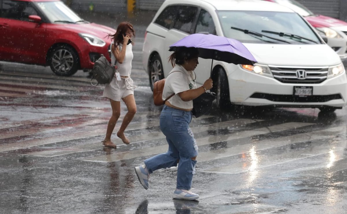 Activan alerta amarilla por fuertes lluvias en las 16 alcaldías de CDMX para este jueves 20 de junio