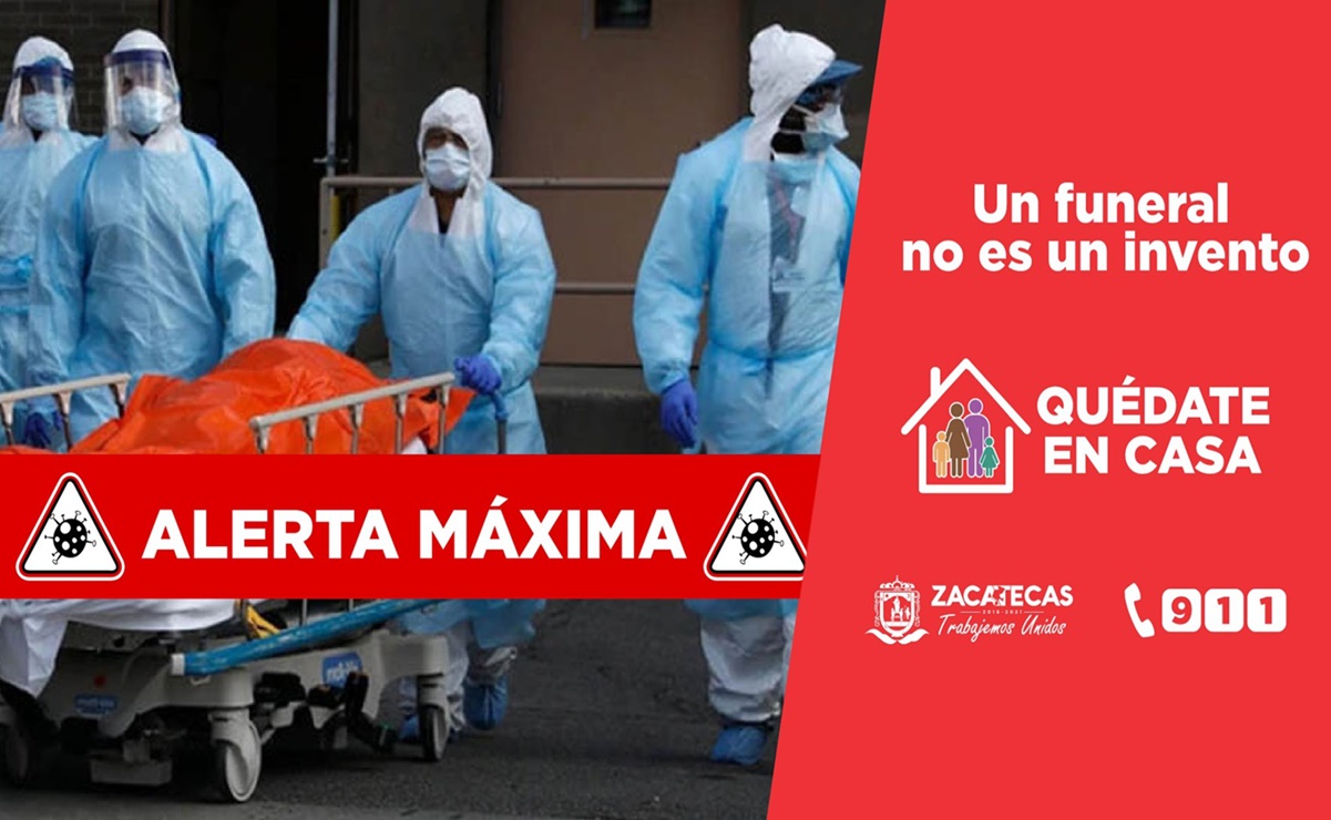 Alertan que Zacatecas entró a la etapa de mayor contagio de coronavirus