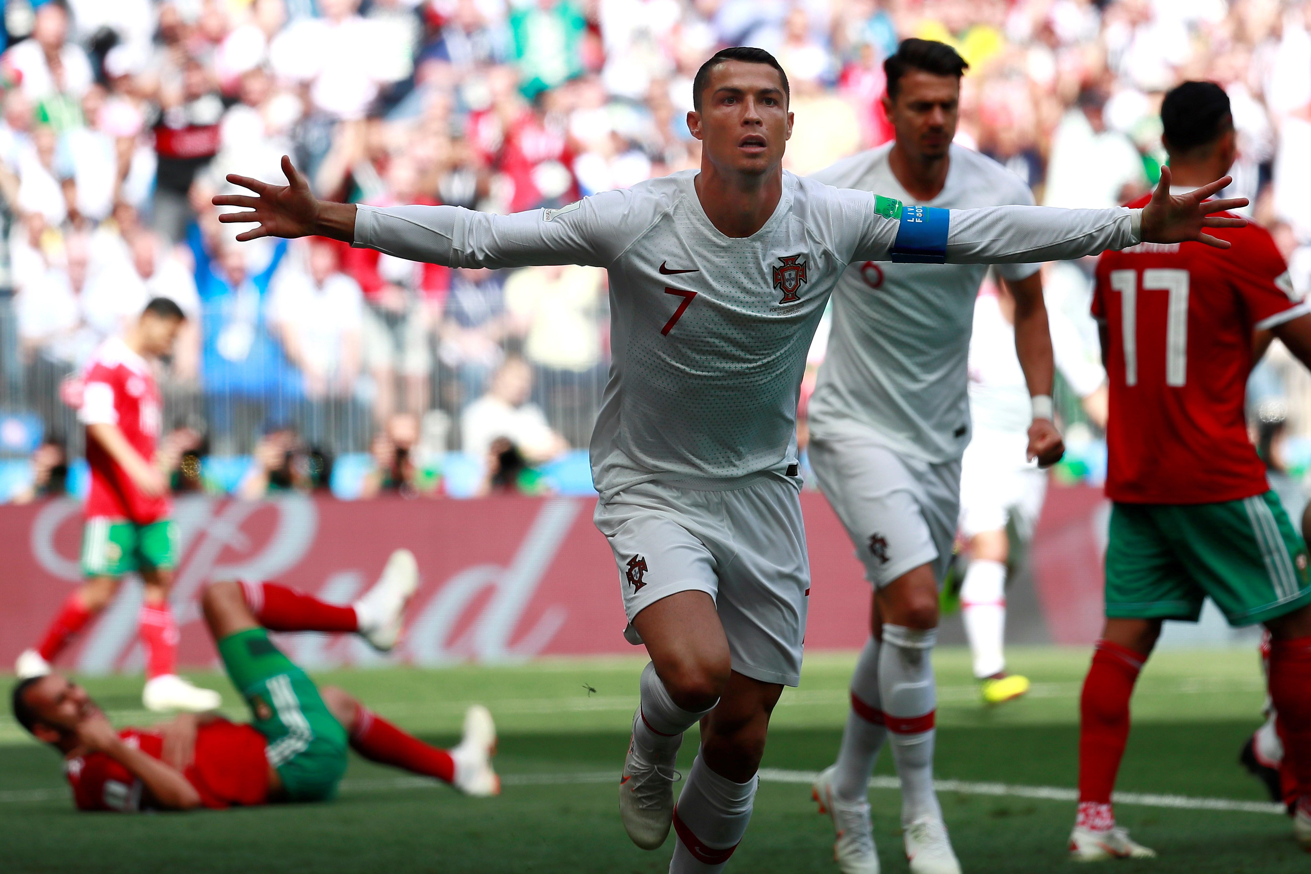 Portugal derrota a Marruecos con gol de Cristiano Ronaldo
