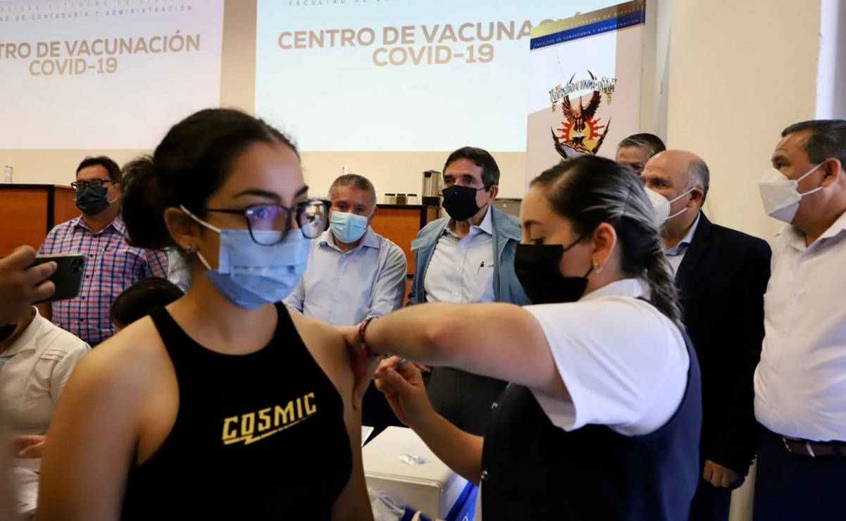 Instalan módulos de vacunación Covid en la Universidad de Sinaloa