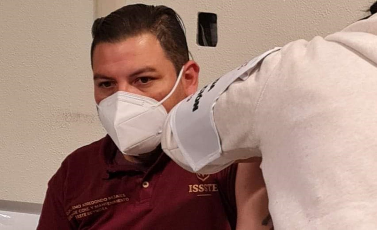 "Me siento bien con la vacuna", dice residente del ISSSTE Reynosa