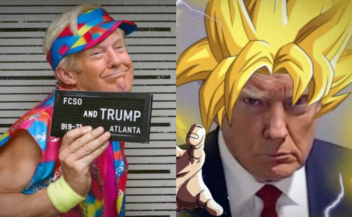 Donald Trump: Publican foto histórica del expresidente y tuiteros la convierten en memes