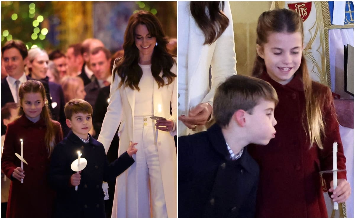 El príncipe Louis vuelve a sorprender con una divertida travesura en concierto de Navidad