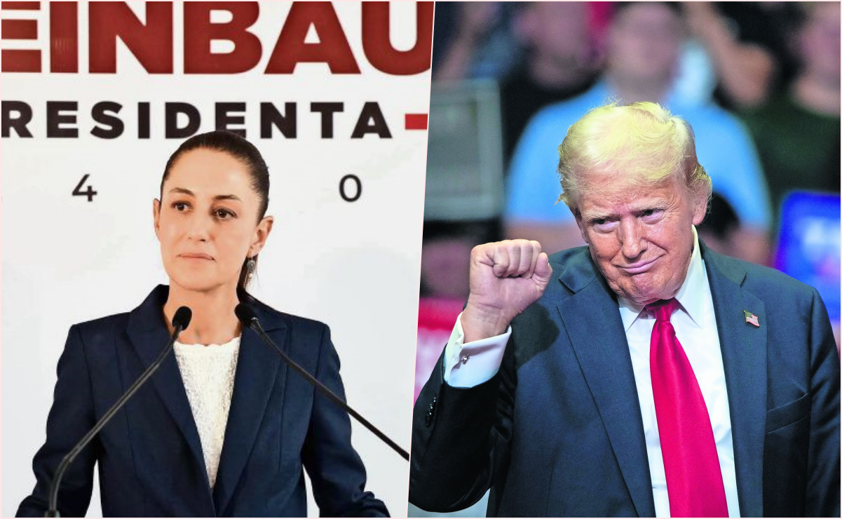 Discrepan Claudia y Trump sobre seguridad de México