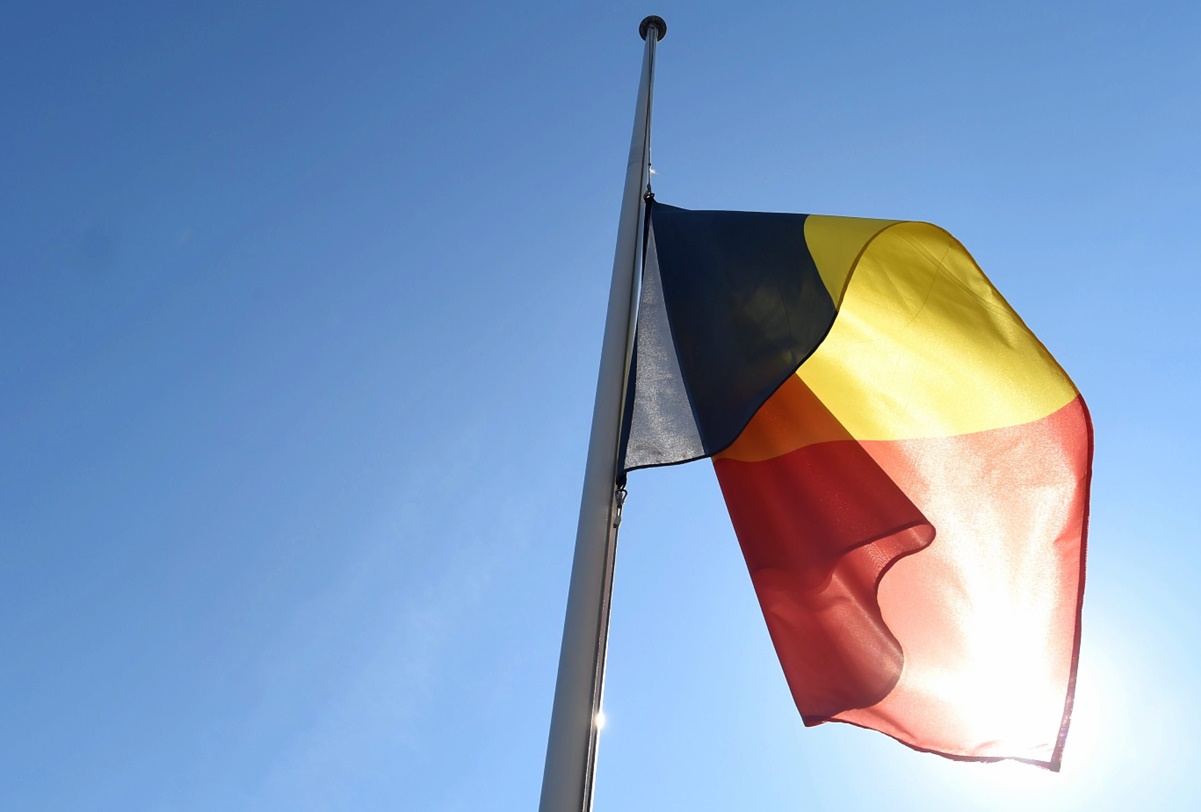 Bélgica ha colgado su bandera al revés durante casi 200 años