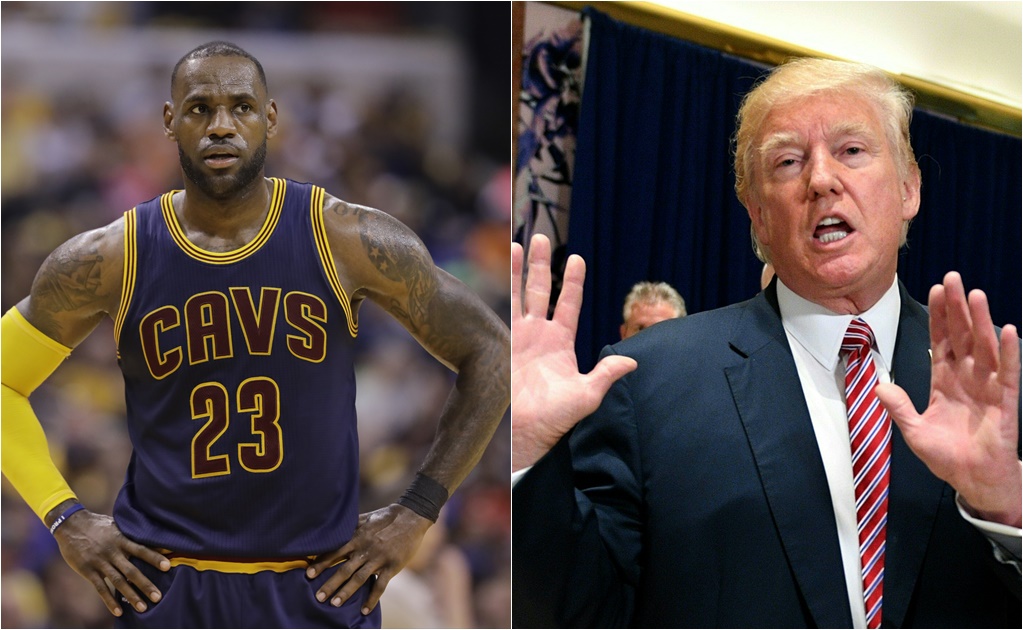 ​LeBron critica a Trump por "poner de moda" el odio en EU