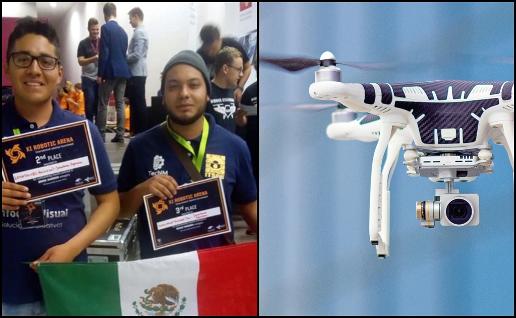 Mexican students decorated at the 2019 Robotic Arena