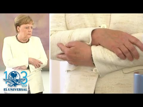 Angela Merkel vuelve a sufrir temblores