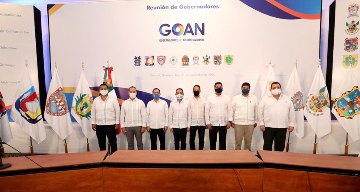 Carlos Joaquín exige nuevo pacto federal al asumir presidencia de GOAN, el bloque de gobernadores panistas