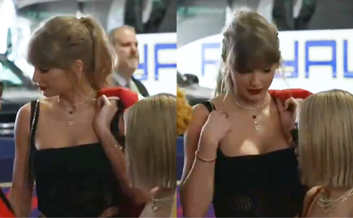 Taylor Swift es captada en su llegada al Super Bowl