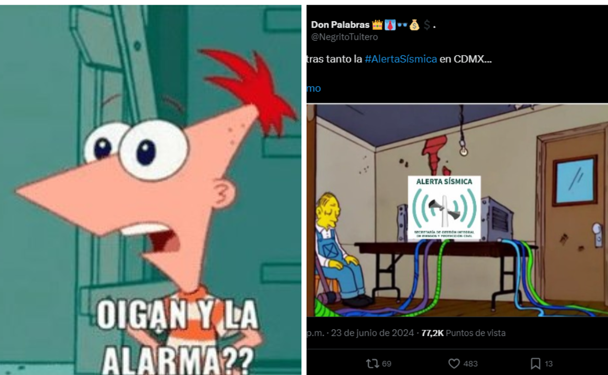 Sin alerta sísmica, pero con humor: Los mejores memes del temblor de hoy en México