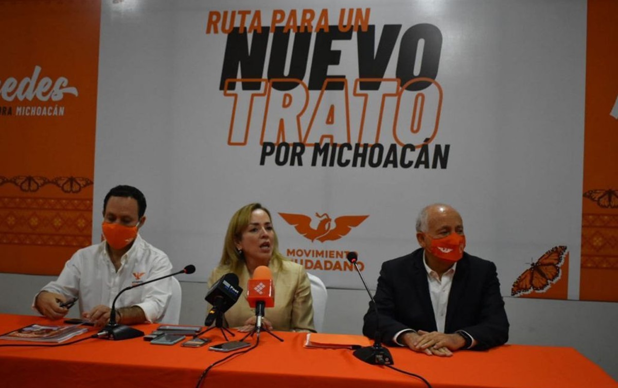 Movimiento Ciudadano ya es tercera opción en Michoacán: Clemente Castañeda