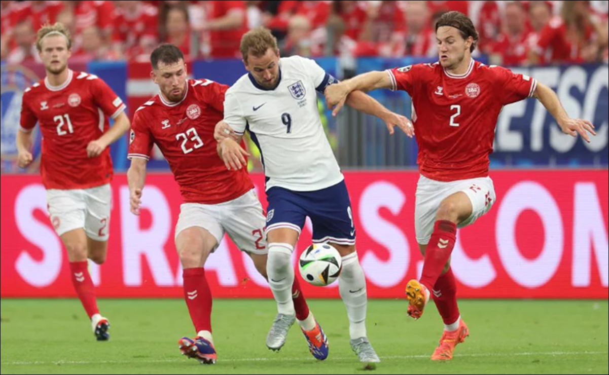 Inglaterra no encuentra su mejor versión y Dinamarca le saca el empate en su segundo duelo
