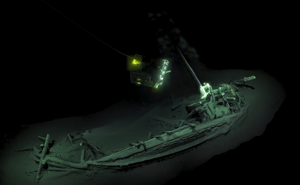 Hallan en el Mar Negro barco hundido hace más de 2 mil 400 años