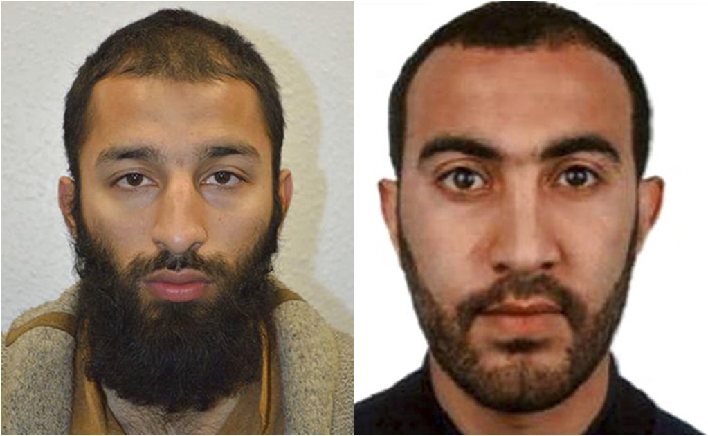 Identifican a dos sospechosos de los ataques en Londres