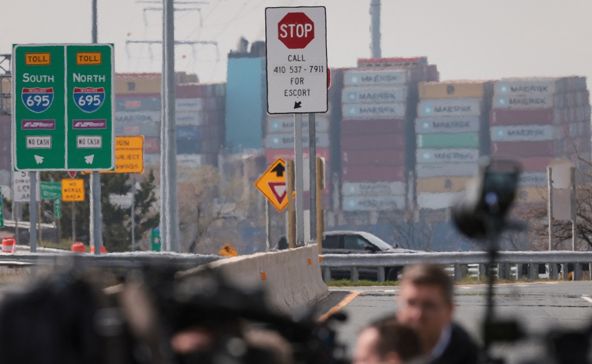 Recuperan caja negra del buque que embistió puente en Baltimore; reanudan búsqueda de cuerpos