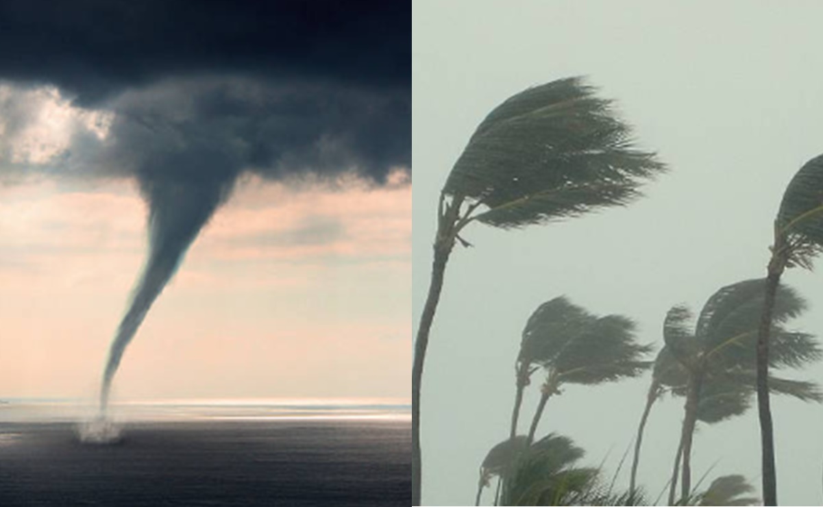¿Cuál es la diferencia entre un tornado, huracán, tormenta y ciclón tropical?