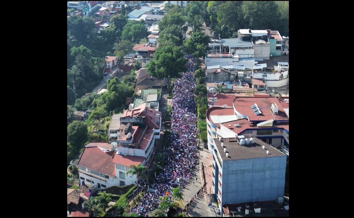 Gas lacrimógeno, detenciones y agresiones, el lado B de las marchas del 8M en México 