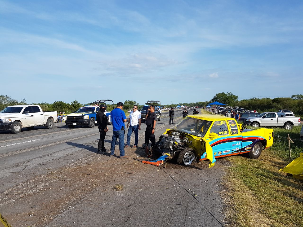 Tamaulipas: muere un menor de edad en arrancones; camioneta impacta contra el público