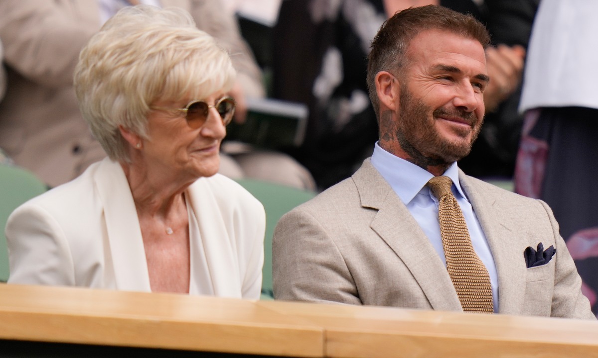 David Beckham, su tarde en Wimbledon con una cita muy especial