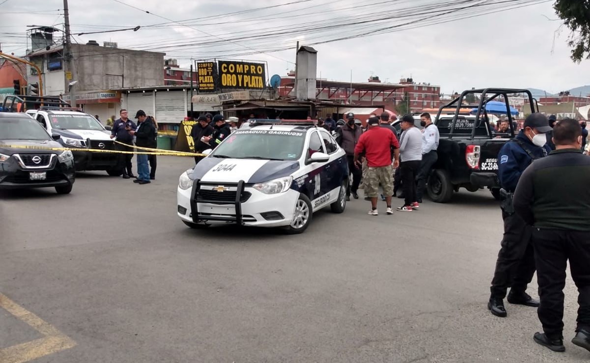 Sujetos en moto matan a tiros a policía municipal en Coacalco 
