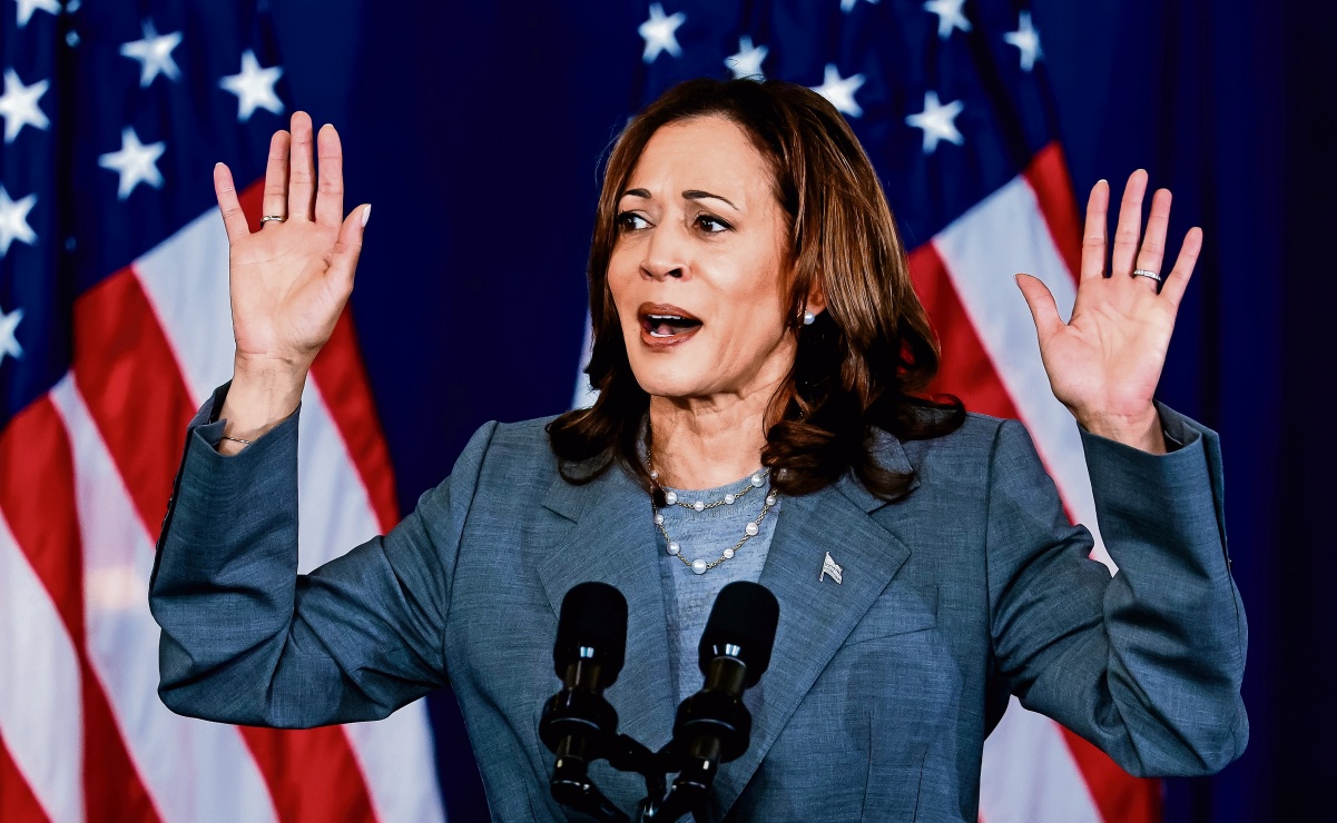 Kamala Harris promete unir a EU, tras asegurar delegados demócratas 