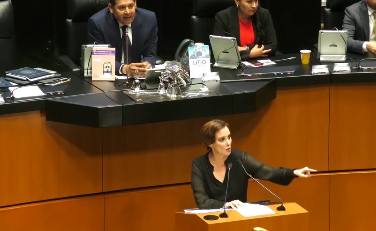 VIDEO “Es usted un bully”: Lilly Téllez y Alejandro Armenta discuten entre gritos en el Senado