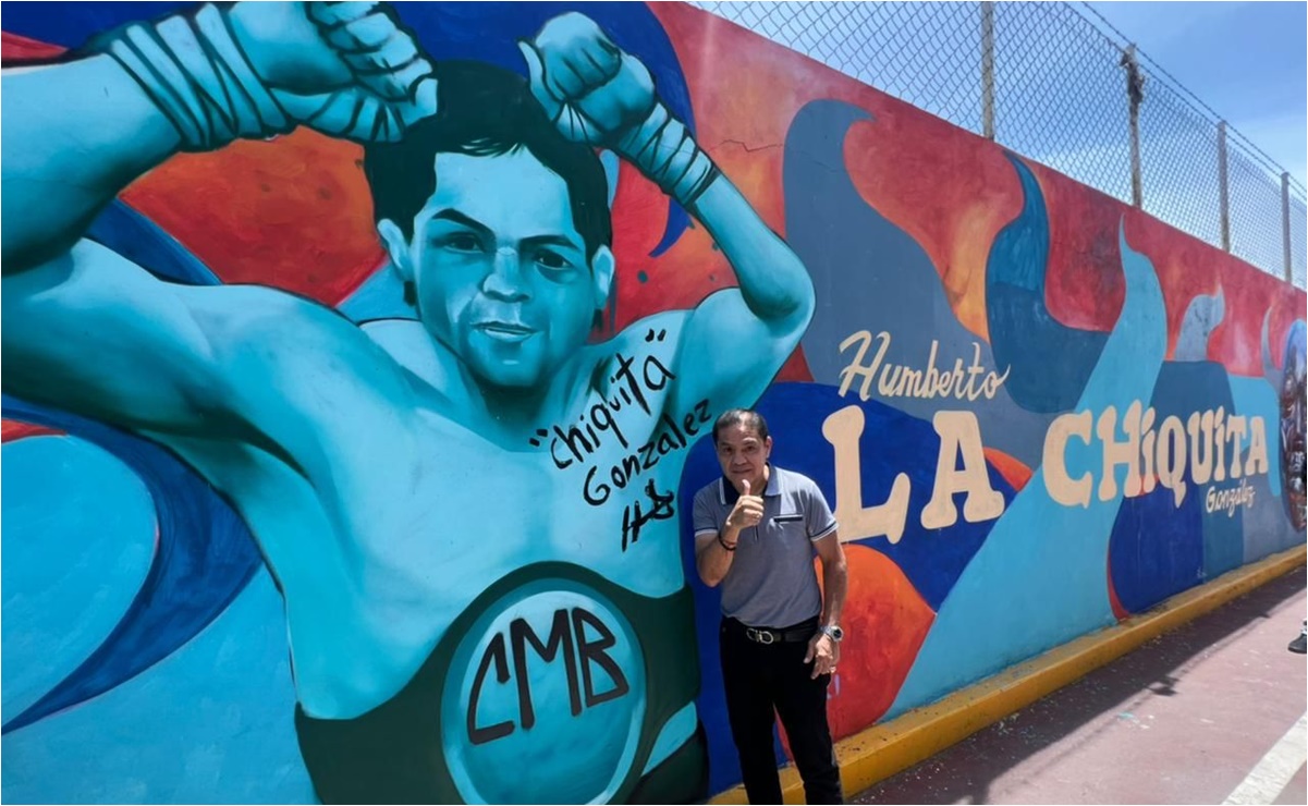 Inmortalizan al exboxeador 'Chiquita' González en 'Muros de Paz' 