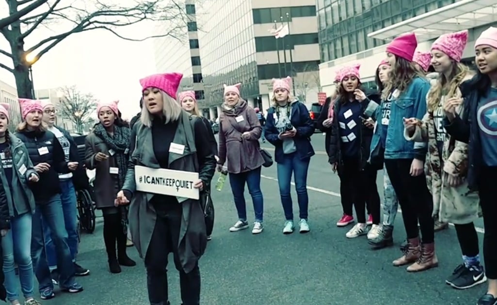 Canción de Marcha de las Mujeres en EU se vuelve viral