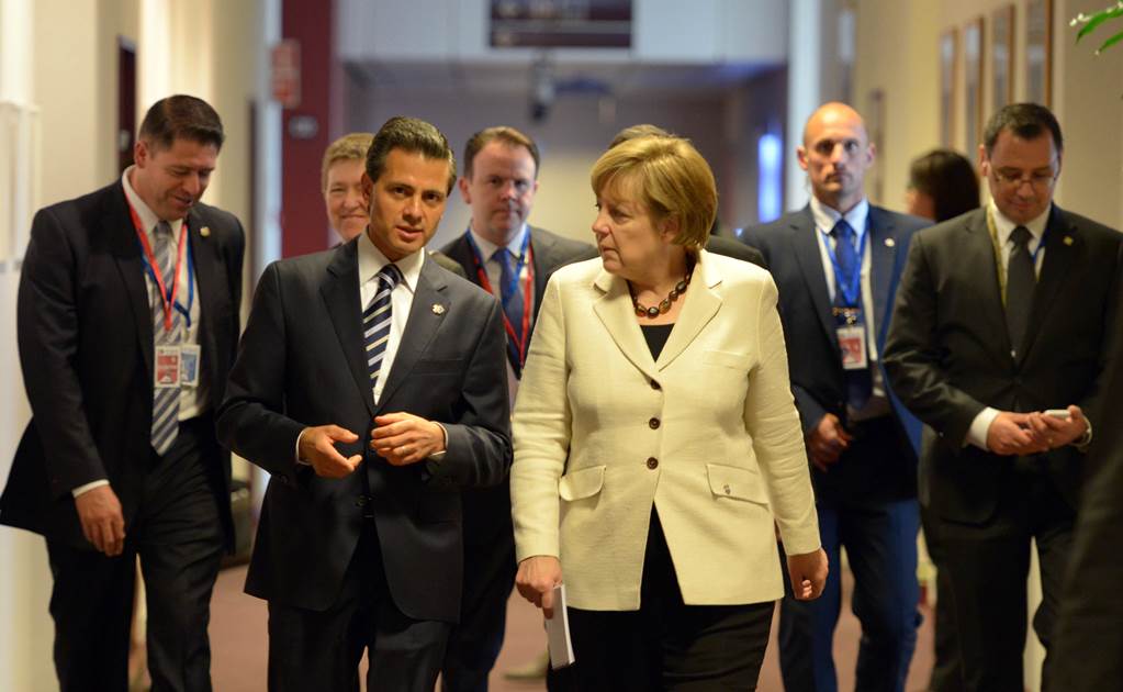 Se reúne EPN con canciller alemana Angela Merkel