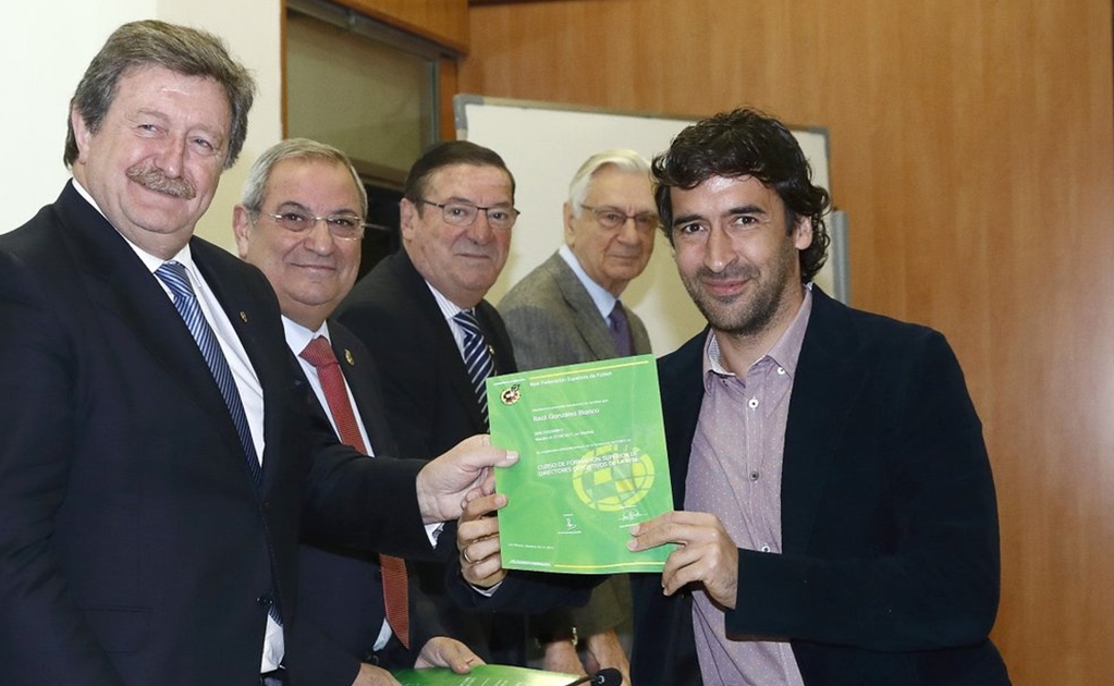 Raúl obtiene título de director deportivo de la RFEF