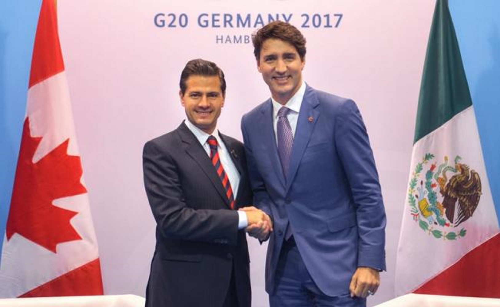 Peña Nieto y Trudeau discuten renegociación del TLCAN