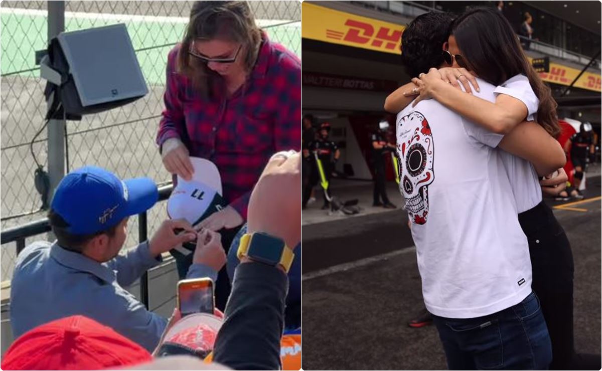 ¡Triunfa el amor! Parejas se comprometen en el Gran Premio de México y hay video