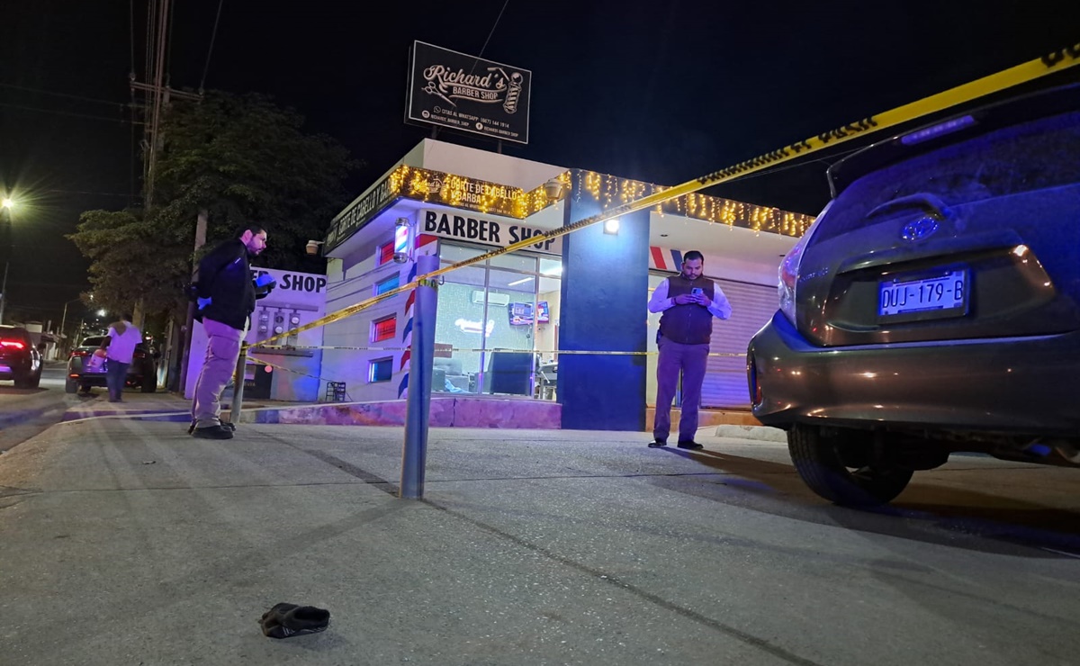Ataque en barbería de la colonia Juan de Dios Bátiz en Culiacán, deja un muerto