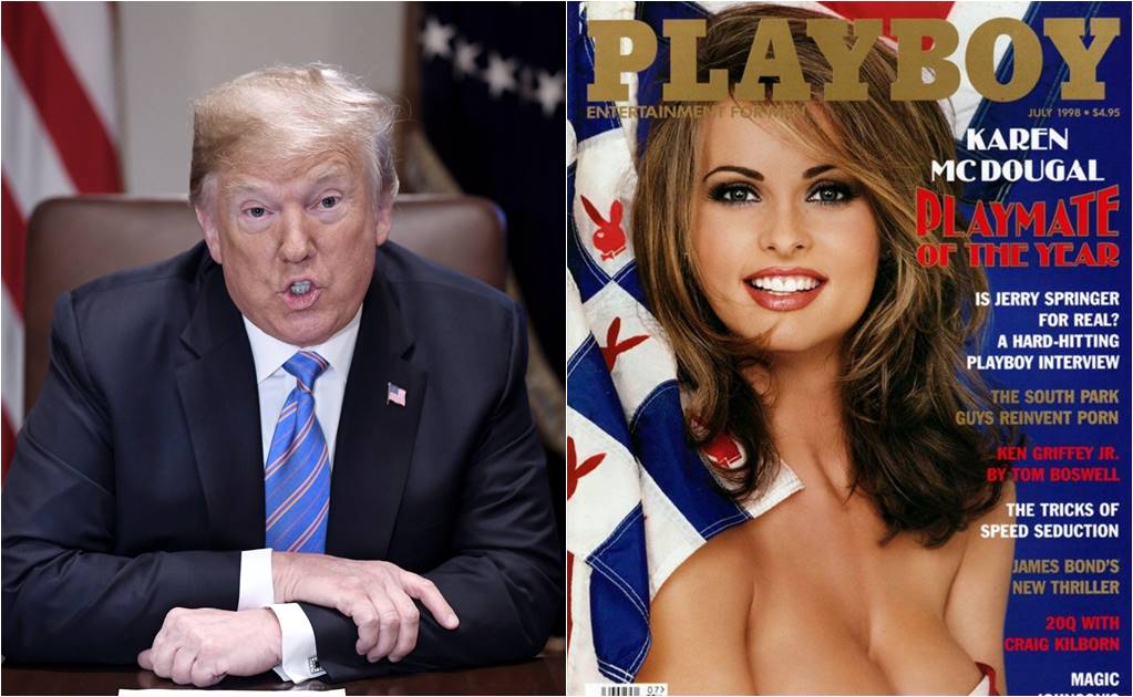 Trump dice que grabación sobre pago a ex modelo de Playboy es “quizás ilegal”