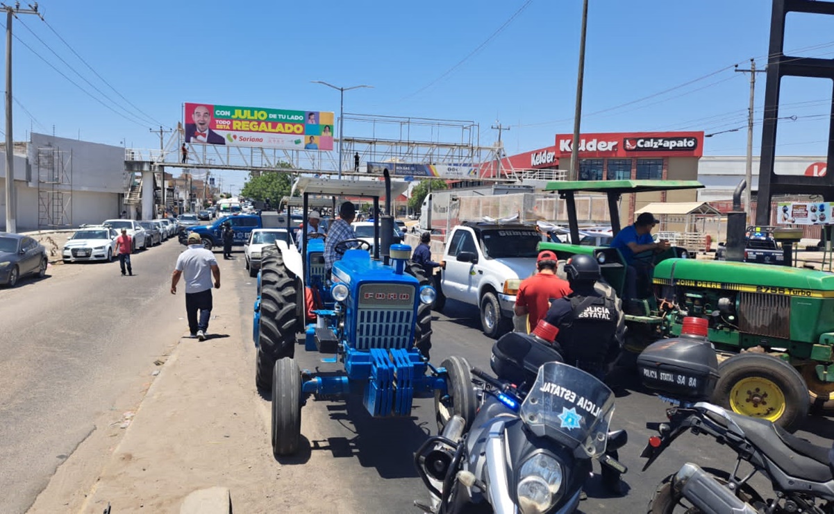 Cierran operaciones en aeropuerto de Culiacán por bloqueo de productores de maíz