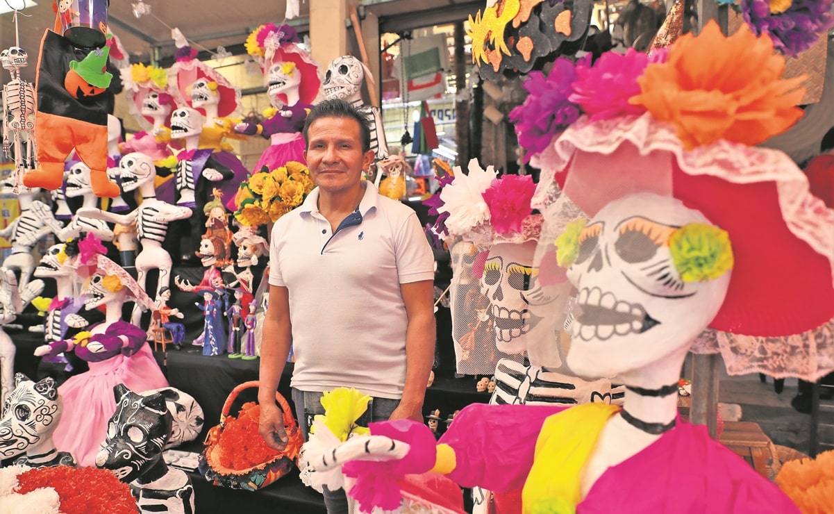 Llegó la fiesta del copal y calaveras de azúcar