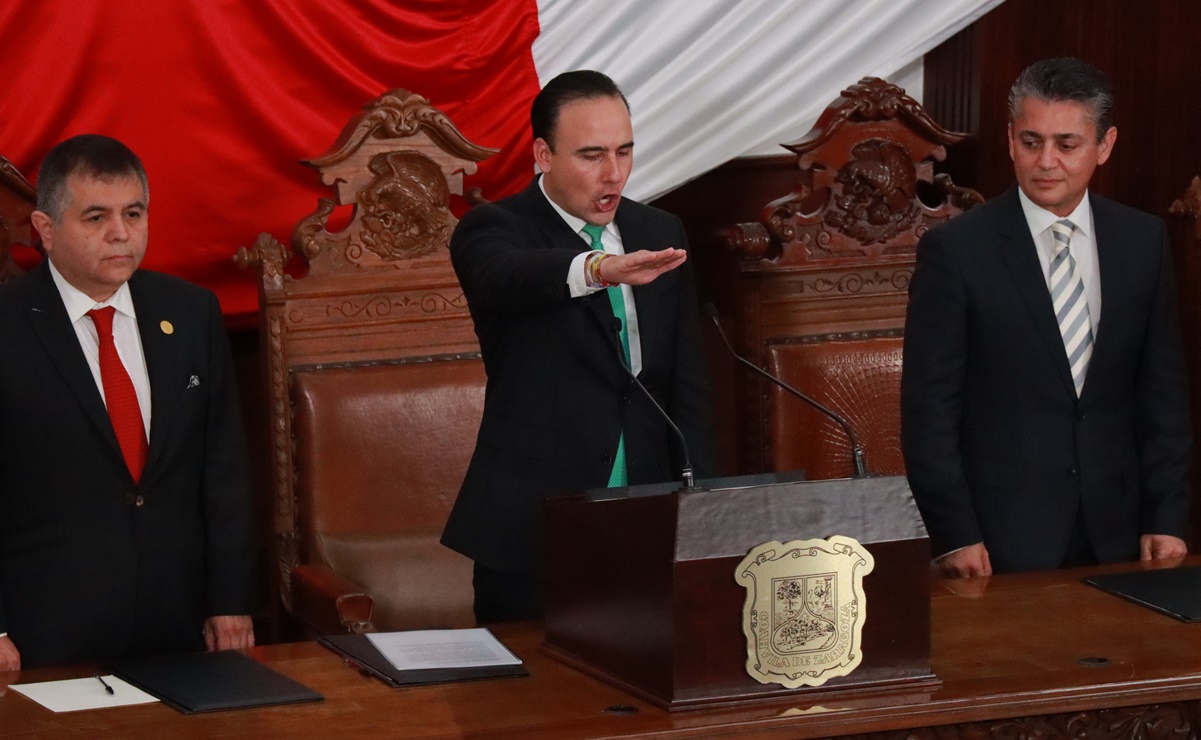 Manolo Jiménez rinde protesta como gobernador de Coahuila con promesa contra la delincuencia