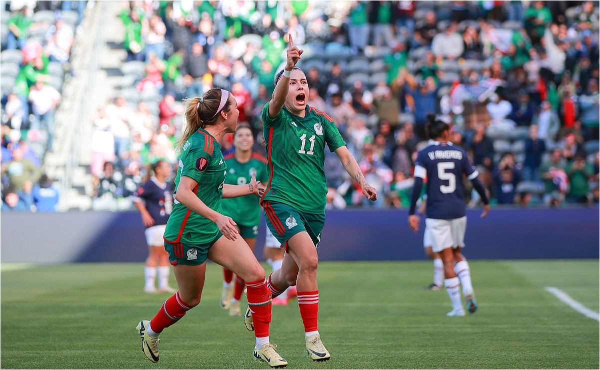 México con sufrimiento derrota a Paraguay y avanza a las semifinales de la Copa Oro W 2024 