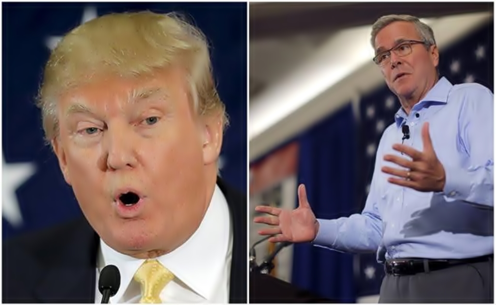 Trump and Bush to the Republican debate