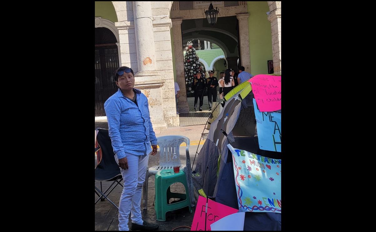 Tras reunión, autoridades de Yucatán acuerdan devolver a Julissa Chuc sus dos hijos