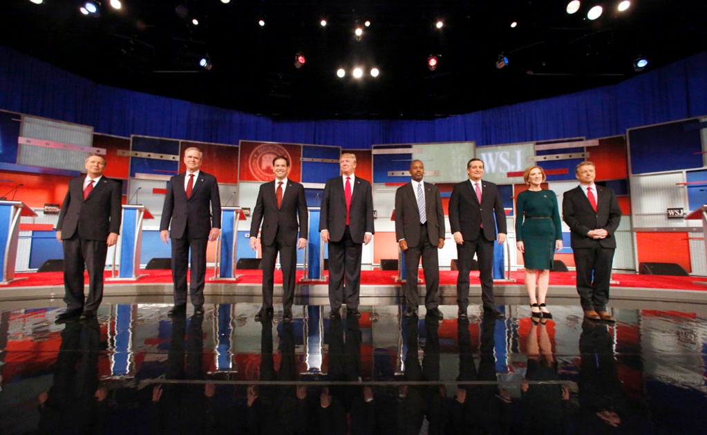Nueve candidatos, a último debate republicano del 2015