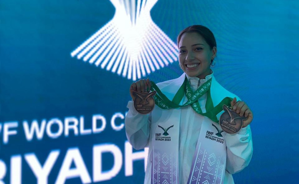 La mexicana Irene Borrego gana dos medallas de bronce en el Mundial de halterofilia
