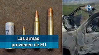 Armas con las que asesinaron a los LeBarón son de EU