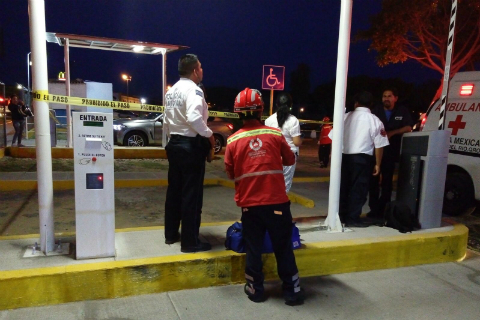 Intento de homicidio en central de autobuses de  SJR