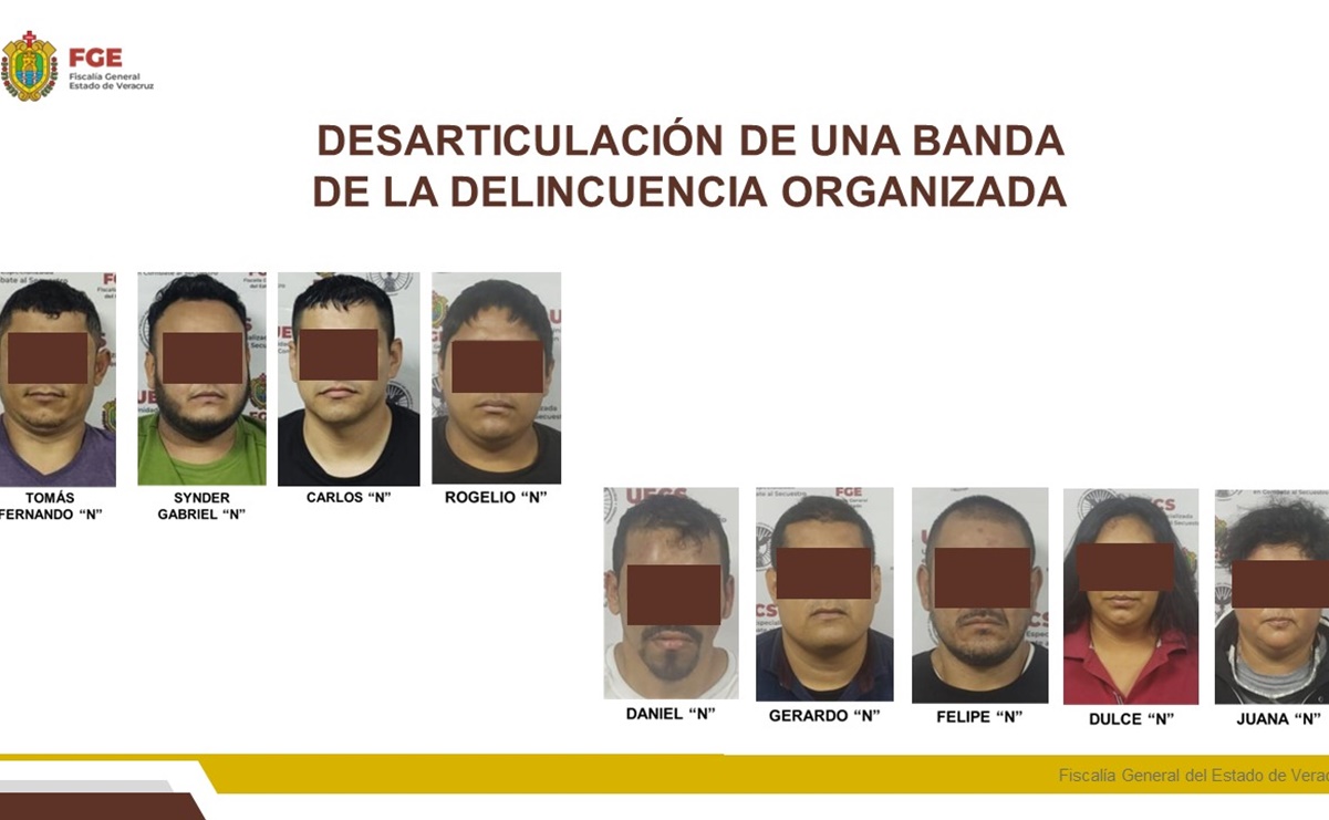 Detienen a banda delincuencial con 61 kilos de cocaína en Veracruz