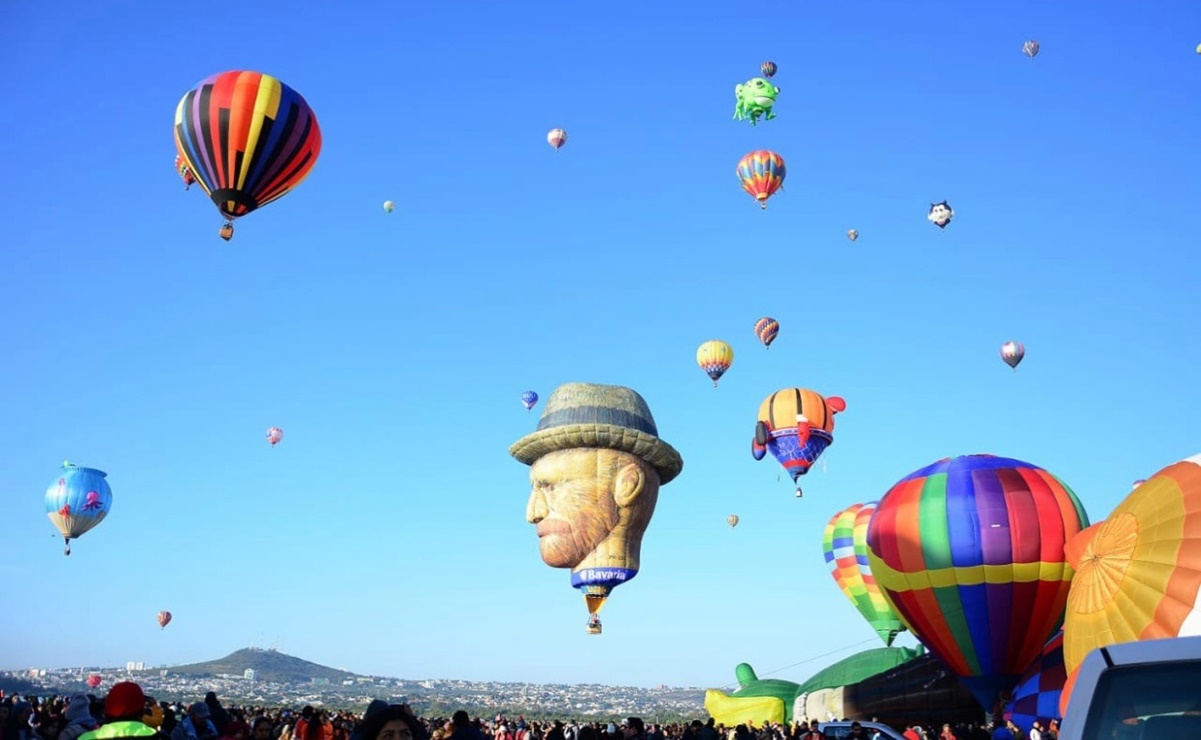 Desde animales hasta rostros, así arranca el Festival Internacional del Globo en México