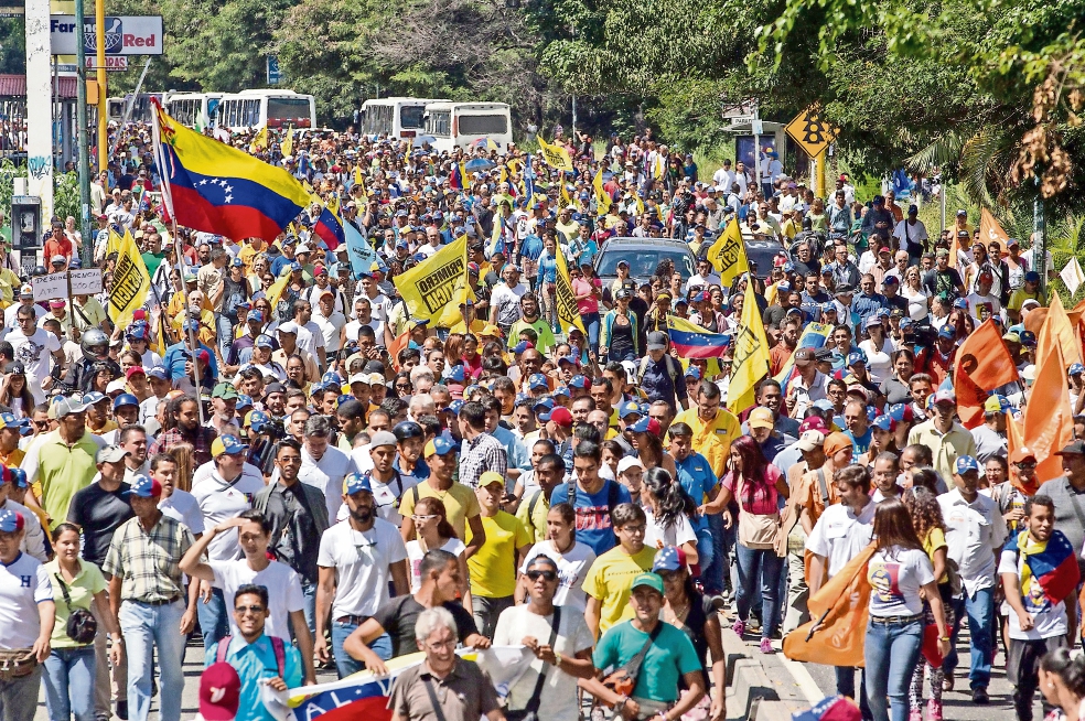Pide oposición venezolana “elecciones ya”